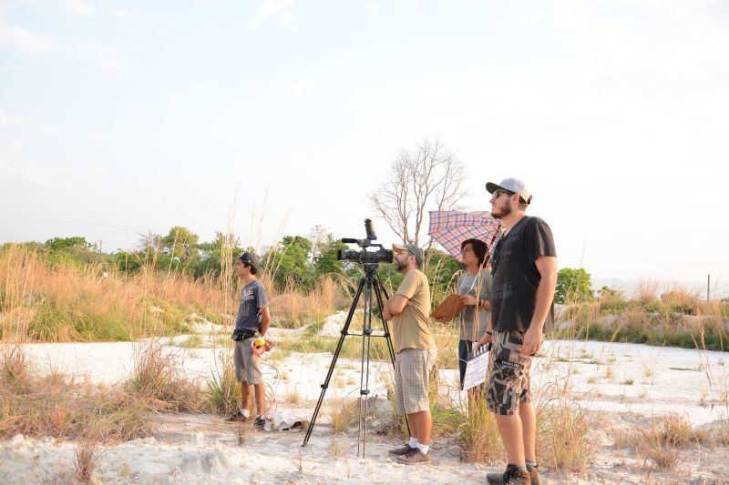 Fotografia de Geisla Garcia Set de filmagem na Cidade de Goiás